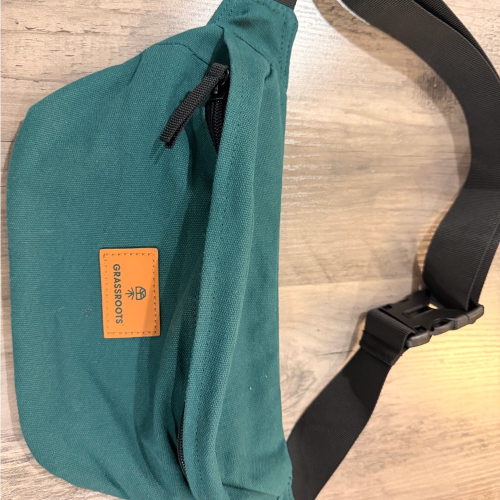 Grassroots Teal Belt Bag